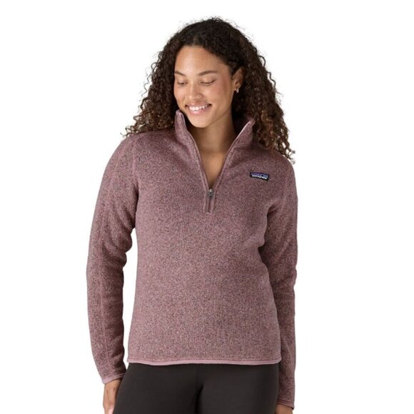 Patagonia Jackets & Blazers - Patagonia Women's Better Sweater 1/4 Zip Pullover in Stormy Mauve Size Small